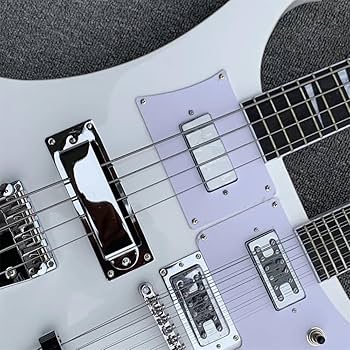 Amazon | JVAN カスタム ダブルネック 12+4 弦ホワイトボディ
